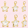 10Pcs 2 Styles Brass Charms KK-BBC0019-20A-7