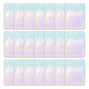 40Pcs Rectangle Glitter Holographic Plastic Resealable Packaging Bags ABAG-TA0001-97B-03-2