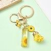 Resin & Alloy Enamel Keychain X1-KEYC-YW00134-09-1