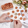 50Pcs Wood Buttons BUTT-GF0004-33-3