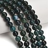 Natural Moss Agate Beads Strands GG-CBA7BB7-A02-8mm-1