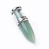 Natural Green Aventurine Big Pendants G-F639-08D-1