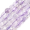 Natural Light Amethyst Nuggets Beads Strands G-J335-11-1