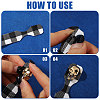 50Pcs Skull Alloy Rivets FIND-CA0011-72B-G-4