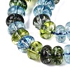 Crackle Transparent Glass Beads Strands GLAA-N074-02A-12-3