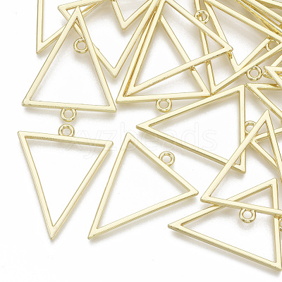 Alloy Open Back Bezel Big Pendants PALLOY-S132-007-1