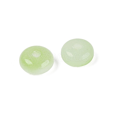 Baking Paint Imitation Jade Glass Beads GL-N006-01A-11-1