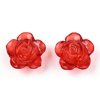 Transparent Acrylic Beads TACR-N018-02-1