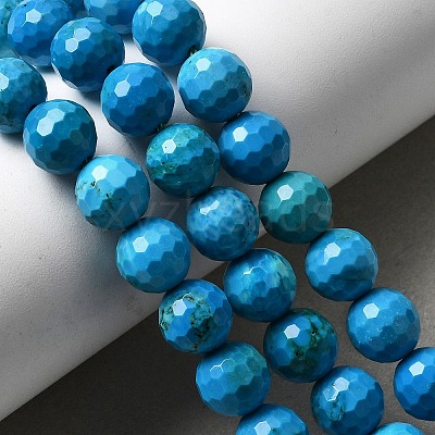 Natural Magnesite Beads Strands G-P598-E-8mm-02-1