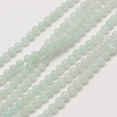 Natural Amazonite Round Bead Strands G-A130-2mm-14-1