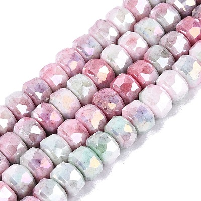 Anti-Tarnish Electroplate Glass Beads Strands GLAA-T025-10mm-11J-1