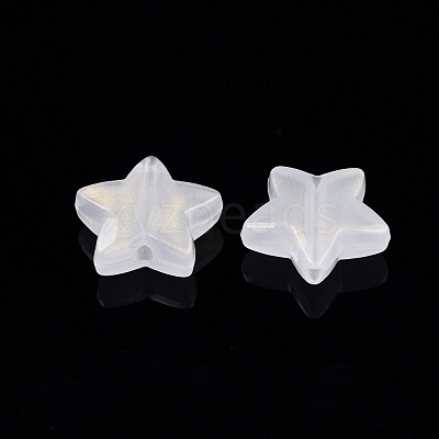 Opaque Acrylic with Glitter Powder Beads SACR-G024-15-1