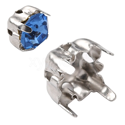 Non-Tarnish 201 Stainless Steel Sew on Prong Settings STAS-L229-06P-1