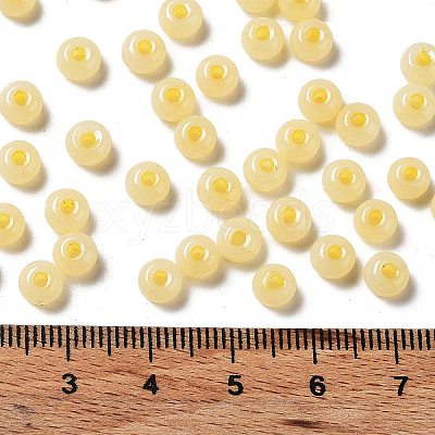 Imitation Jade 3/0 Glass Seed Beads SEED-Z001-A-A13-1
