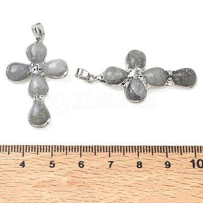 Natural Labradorite Pendants GG-CBA9F30-02P-20-1