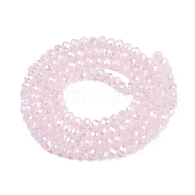 Electroplate Glass Beads Strands EGLA-A044-J2mm-B02-1