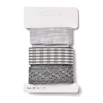 9 Yards 3 Styles Polyester Ribbon SRIB-A014-G07-1