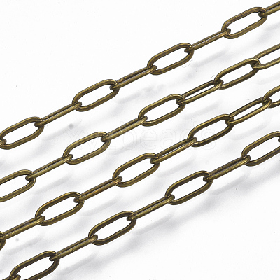 Brass Paperclip Chains CHC-S008-001D-AB-1