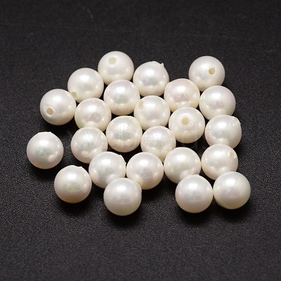 Shell Pearl Beads X-BSHE-L031-01-10mm-1
