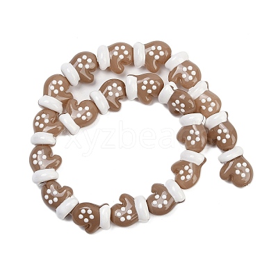 Baking Paint Glass Enamel Beads LAMP-R004-07H-1