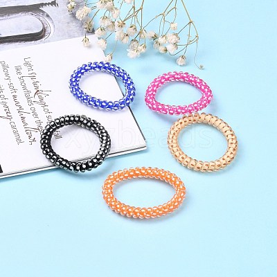Telephone Cord Elastic Hair Ties OHAR-R113-06-1