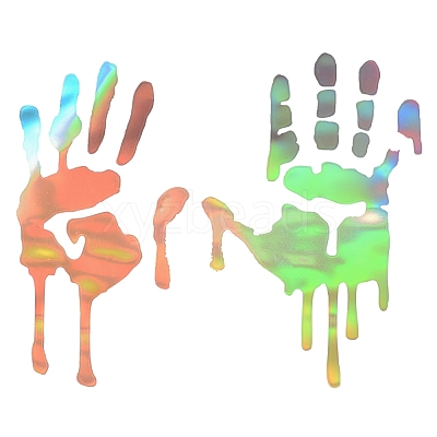 Car Decals- 1 Pcs Hand Car Hood Sticker ST-F711-1-1