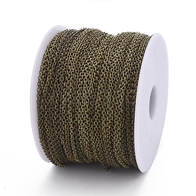 Brass Cable Chains CHC027Y-AB-1