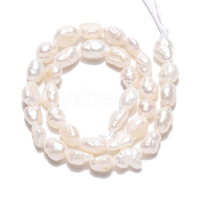 Natural Cultured Freshwater Pearl Beads Strands X-PEAR-N014-03H-01-1