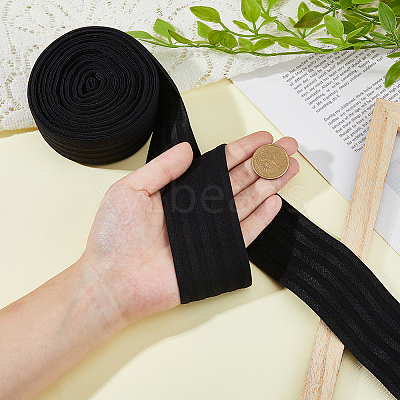 9.4 Yards Flat Polyester Elastic Cord/Band EC-HS0001-01B-1