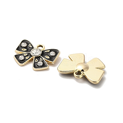 Alloy Rhinestone Pendants FIND-I043-06G-1