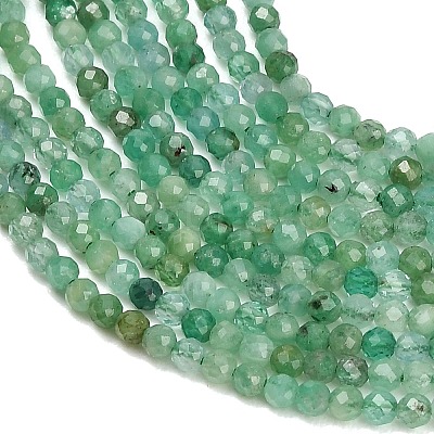 Natural Emerald Beads Strands GG-CBA77FB-B13-2mm-1