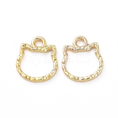 Zinc Alloy Open Back Bezel Pendants X-PALLOY-E577-06G-1