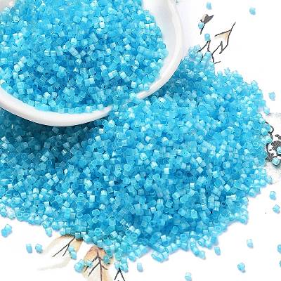 Imitation Cat Eyes Glass Seed Beads X-SEED-H003-03E-1