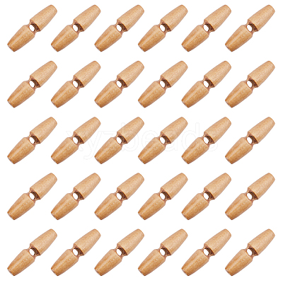 Wood Buttons BUTT-WH0029-30A-1
