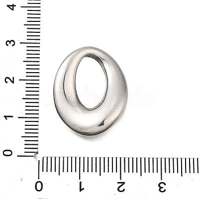 304 Stainless Steel Pendants STAS-Q362-02D-P-1