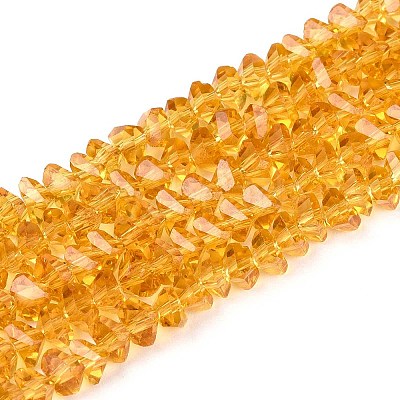 Transparent Glass Beads Strands GLAA-N018-4mm-24-1