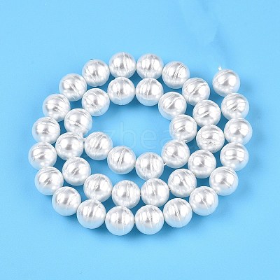 Transparent Spray Painted Glass Beads Strands GLAA-N001-40-1