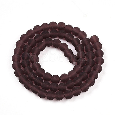 Transparent Glass Beads Strands GLAA-T032-T6mm-MD19-1