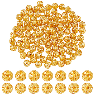 100Pcs Brass Beads KK-FH0007-13-1