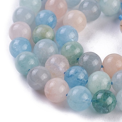 Natural Morganite Beads Strands G-I247-03C-1