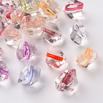 Transparent Acrylic Beads X-TACR-S154-04A-1