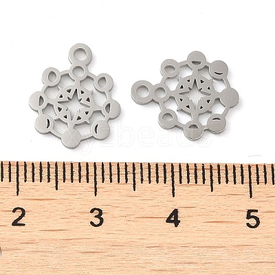 Non-Tarnish 304 Stainless Steel Charms STAS-J042-02P-1