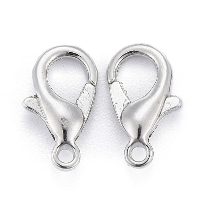 Zinc Alloy Lobster Claw Clasps E103-P-NF-1