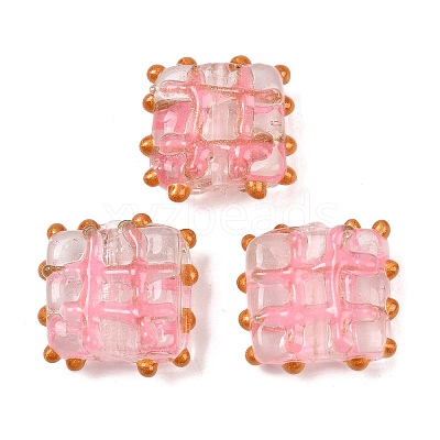 Handmade Gold Sand Lampwork Beads LAMP-L082-01C-1
