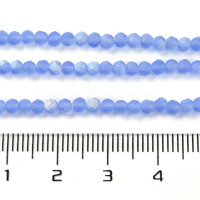 Imitation Jade Glass Beads Strands EGLA-A034-T2mm-MB14-1