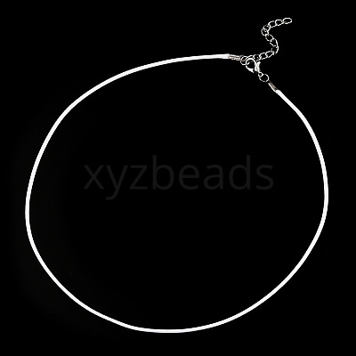 Waxed Cotton Cord Necklace Making MAK-YWC0001-01P-02-1