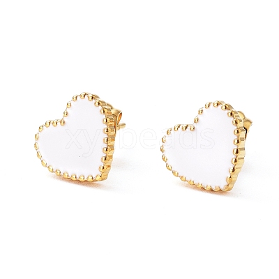 304 Stainless Steel Stud Earrings EJEW-I235-04G-C-1