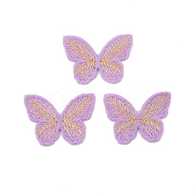 Polyester Butterfly Cabochons PW-WG54196-04-1