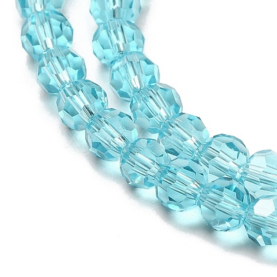 Transparent Glass Beads EGLA-A035-T4mm-D08-1