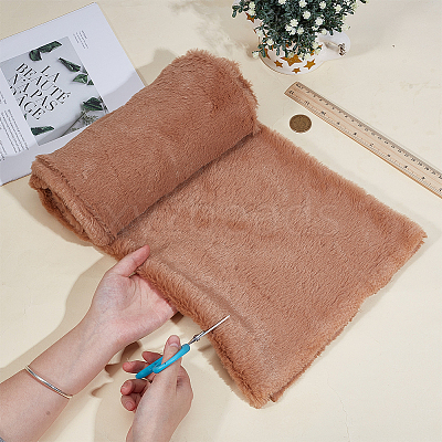 Super Soft Imitation Rabbit Plush Polyester Fabric DIY-CY0003-24C-1